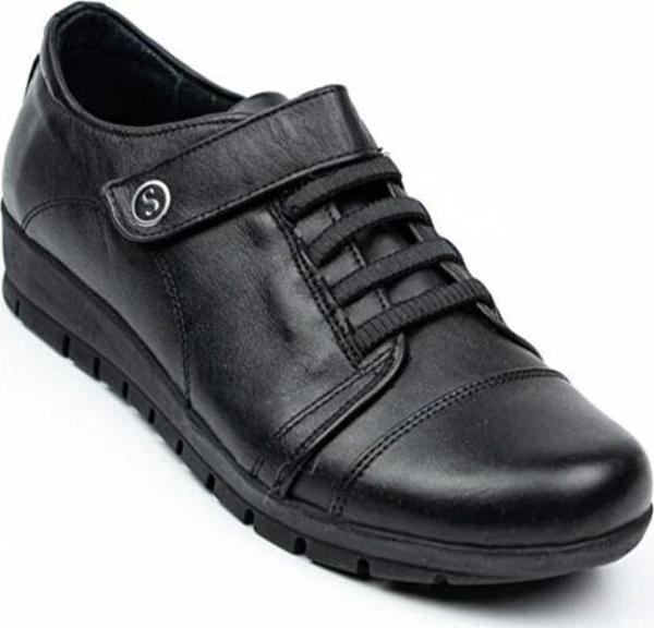 Scavia 240-24 Hakiki Deri Anatomik Büyük Numara Kadın Ayakkabı - Image 1