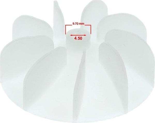 KGPart Beyaz Fön Makinesi Pervanesi 4.5 mm - Image 1