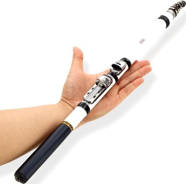 Valkyrie 3 Metre Karbon Fiber Balık Olta Kamış - 9 Boğum 9 Halka Teleskopik - - Image 1