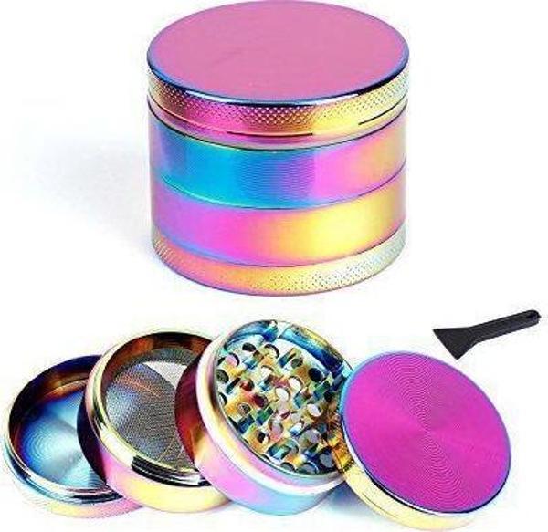 Valkyrie 40 mm 4 Katmanlı Renkli Çinko Alaşım Herbal Grinder Baharat Bitki Ot Tütün Öğütücü - Image 1