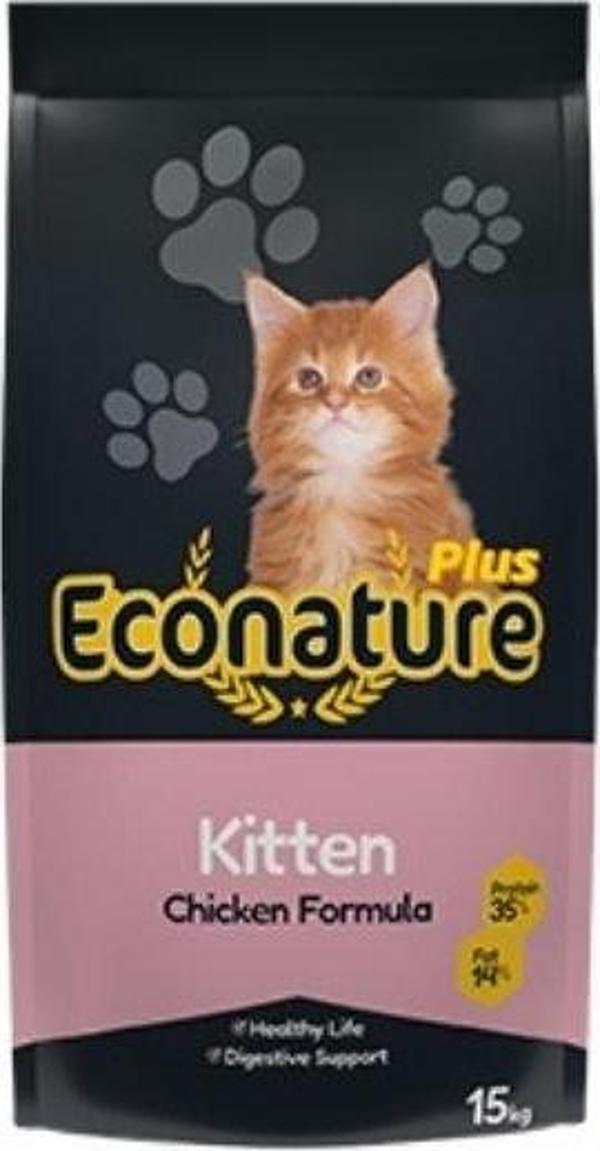 Econature Plus Tavuklu Yavru Kedi Maması 15 Kg - Image 1