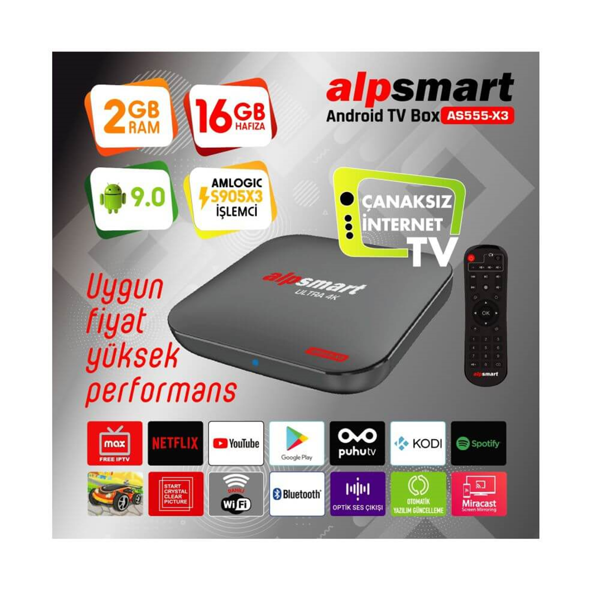 Alpsmart AS555-X3 Android Tv Box - Image 1