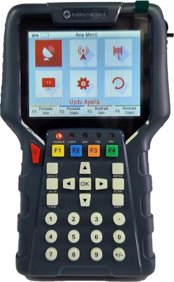 Novacom DRHD-STC10 Combo Signal Meter Uydu Bulucu - Image 1