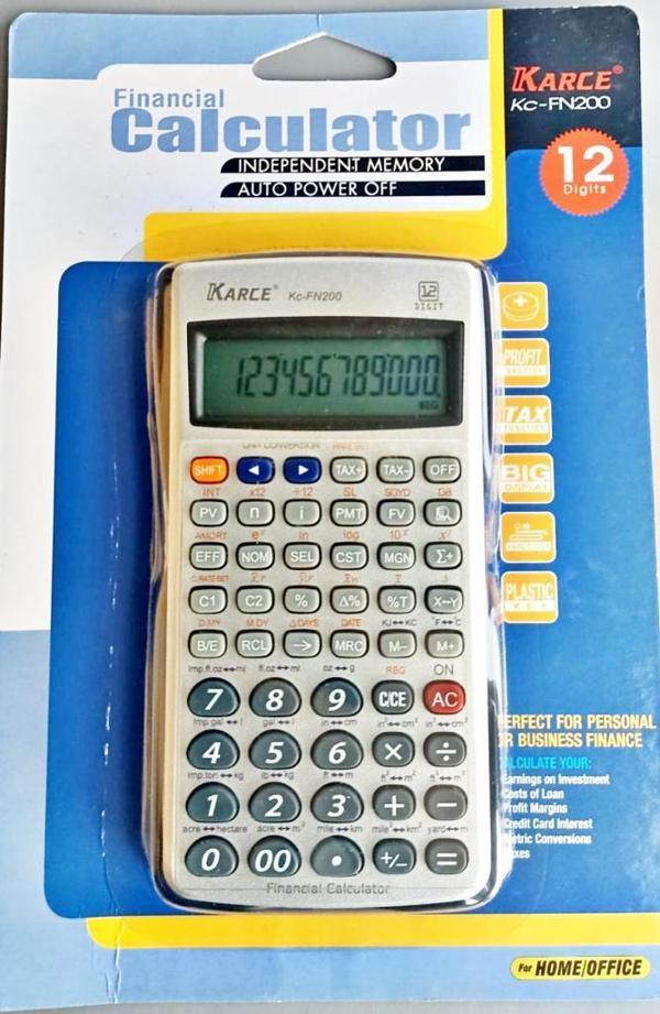 Karce Finansal Fonksiyonlu Hesap Makinası Bankalara Özel - Image 1
