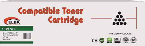 ELBA HP CF217A (17A) SIYAH MUADİL TONER - Image 1