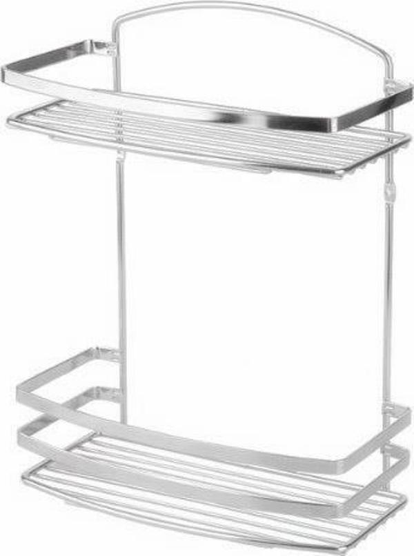 Geseus İki Katlı Paslanmaz Çelik Banyo Rafı Mat İnox 15Yıl Garanti BKK085SS - Image 1