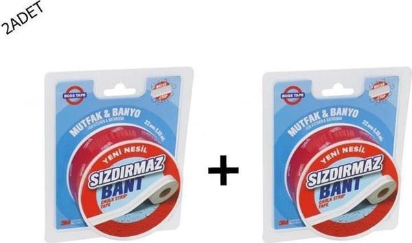 3M Su Sızdırmaz Bant Mutfak Lavabo Pencere Tezgah Sızdırmazlık Bandı 22mmX3,35 MT-2Adet - Image 1