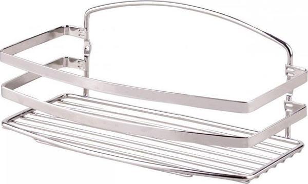 Geseus Banyo Rafı İnox 304 Kalite Çelik Kare Raf 15 Yıl Garanti-BKK084-SS - Image 1