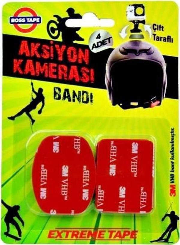 Geseus Boss Aksiyon Kamera Bandı Motorsiklet,Kayak Dağcılık vb - Image 1