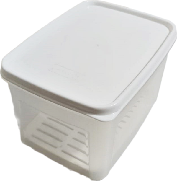 Geseus Moonstar Süzgeçli Peynir Saklama Kabı 2 Litre BPA FREE-MS06 - Image 1