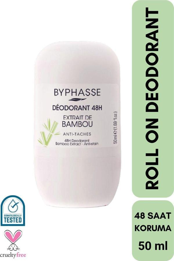 48H Roll-on Deodorant Bamboo Extract 50ml - Image 1