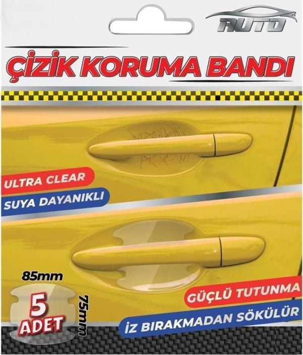 Oto Kapı Tutamaç İç Kısım Çizik Koruma Bandı 5Adet - Image 1