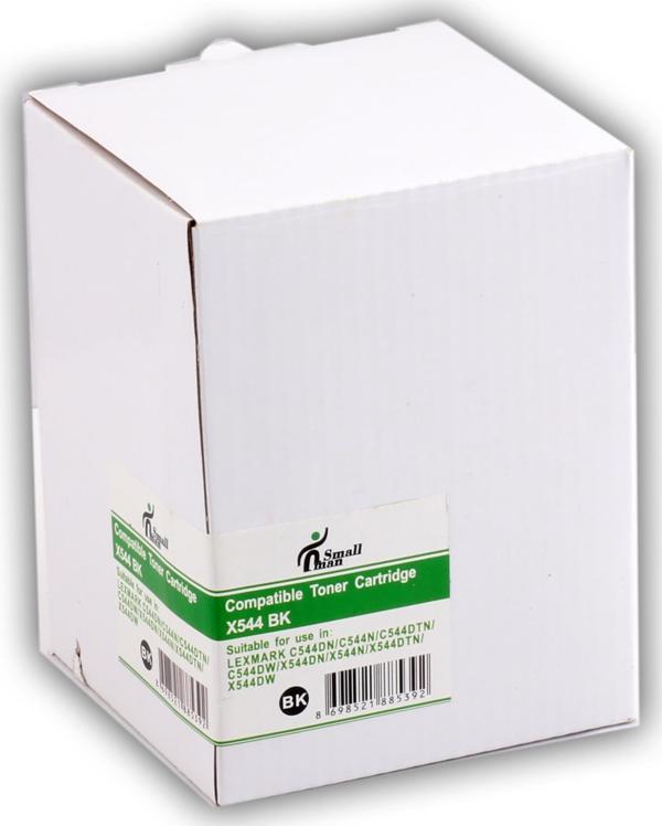 Elba SmallMan Lexmark C544-X544 Siyah Muadil Toner - Image 1