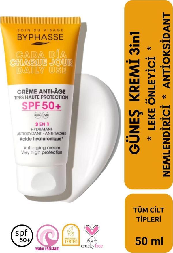 Anti-aging Sıvı Güneş Kremi - Yeni Nesil Güneş Filtreli Hibrit Formül 50ml - Image 1