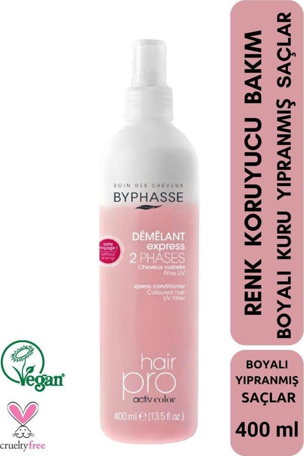 Boyalı Kuru Saçlara Özel Çift Fazlı Renk Koyucu Vegan Sıvı Saç Kremi 400ml - Image 1