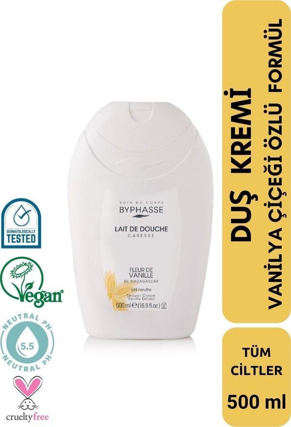 Caresse Vanilya Çiçeği Özlü Duş Kremi 500ml - Image 1