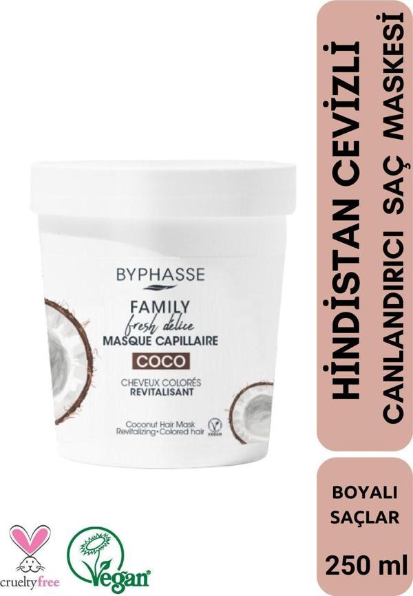 Family Fresh Hindistan Cevizli Canlandırıcı Saç Maskesi 250ml - Image 1