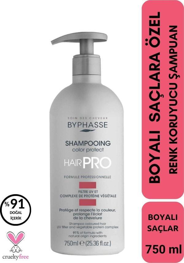 Hair Pro Boyalı Saçlara Özel Renk Koruyucu Şampuan 750ml - Image 1