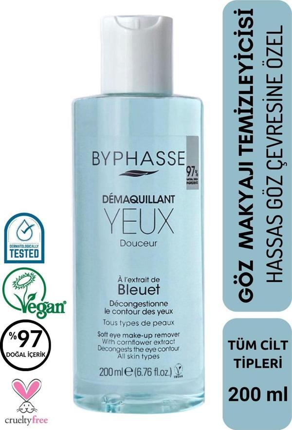 Hassas Ciltler İçin Nazik Göz Makyaj Temizleyici 200 ml - Image 1