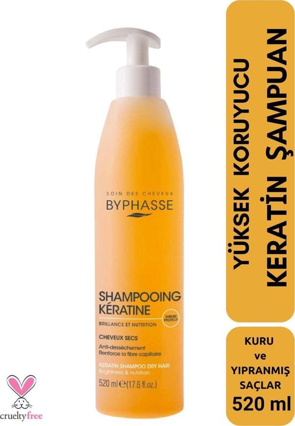 Keratin Şampuan Kuru Saçlar Yüksek Koruyucu 520 ml - Image 1