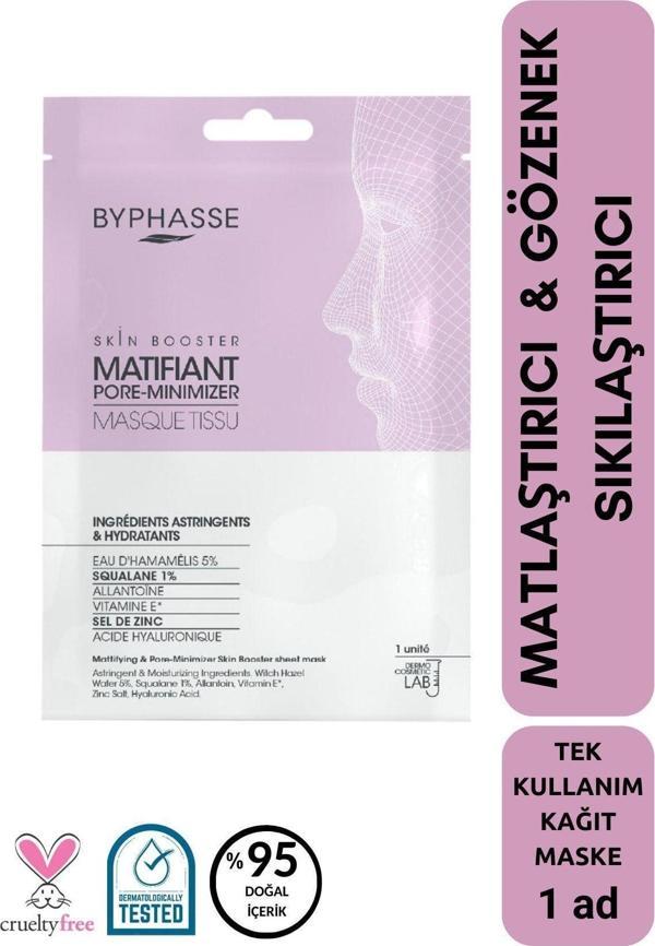 Matlaştırıcı ve Gözenek Sıkılaştırıcı Skin Booster Kağıt Yüz Maskesi 1ad - Image 1