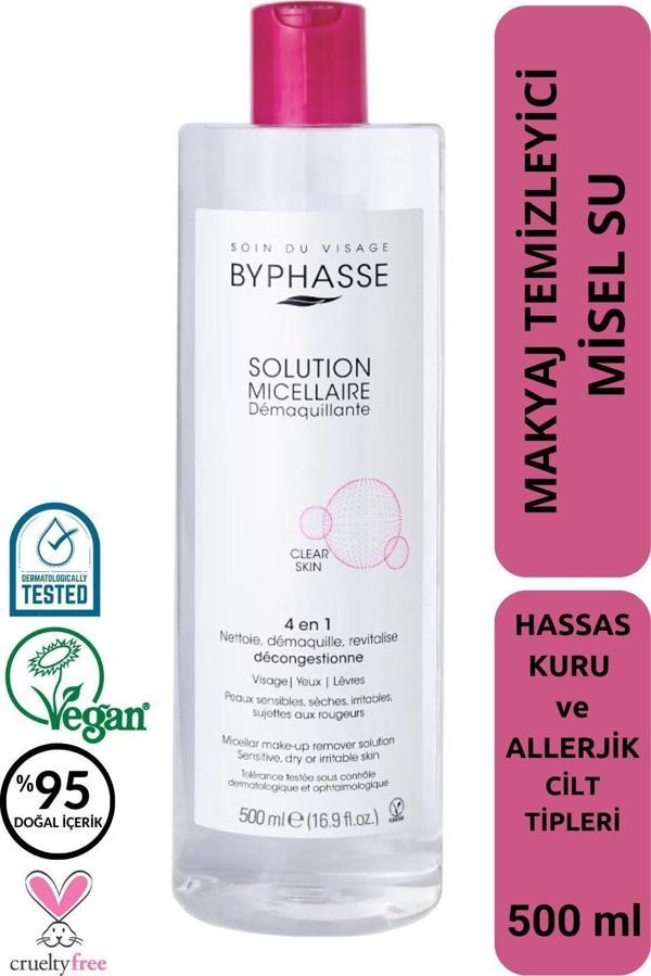 Micellar Yüz ve Makyaj Temizleyici Misel Su Kuru,Hassas ve Allerjiye Meyilli Ciltler 500ml - Image 1
