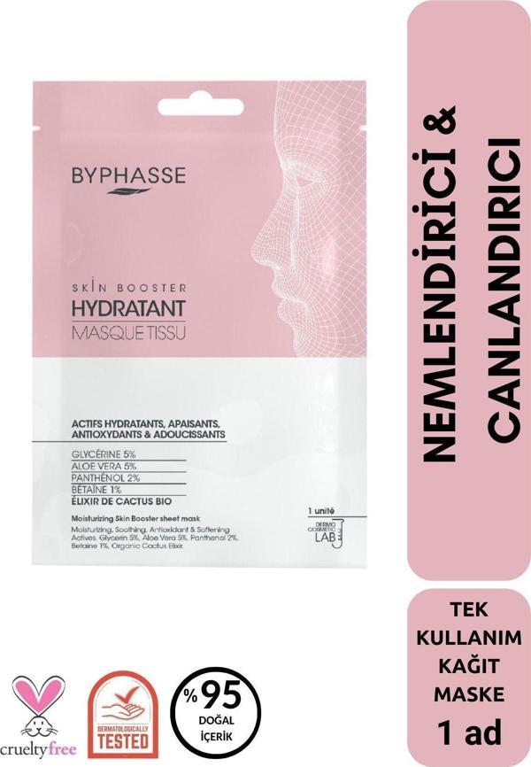 Nemlendirici ve Canlandırıcı Skin Booster Kağıt Yüz Maskesi 1ad - Image 1