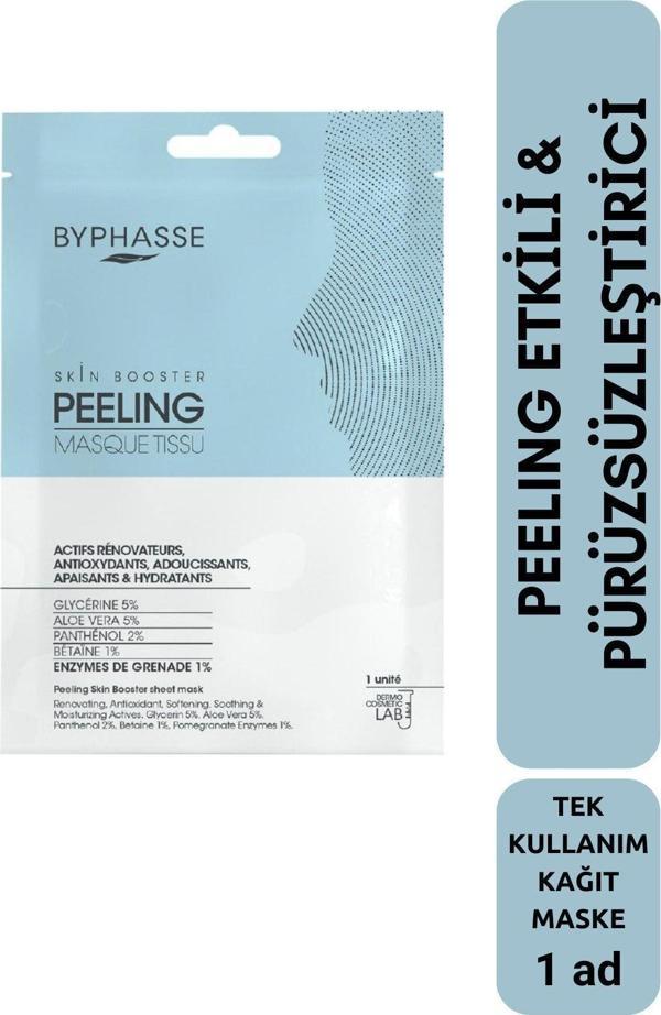 Peeling Etkili ve Pürüzsüzleştirici Skin Booster Kağıt Yüz Maskesi 1ad - Image 1