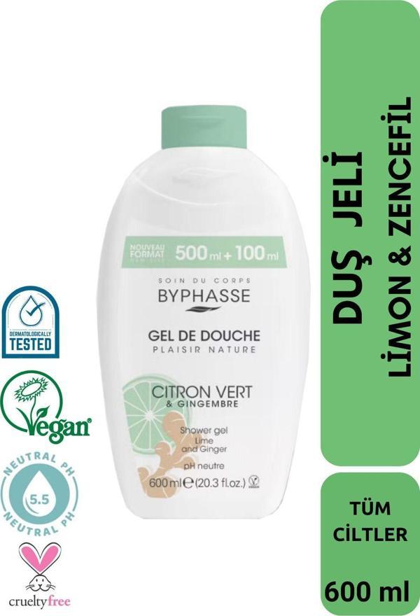 Plaisir Natura Limon & Zencefil Duş Jeli 600ml - Image 1