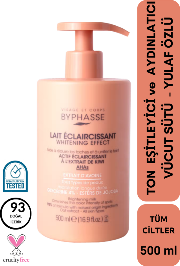 Ton Eşitleyici Ve Aydınlatıcı Vücut Sütü - Yulaf Özlü 500ml - Image 1