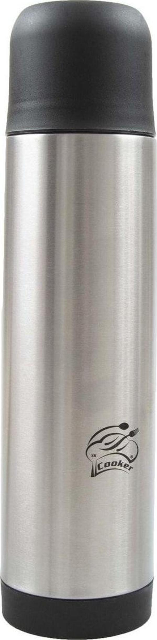 Cooker çelik matara termos  - çelik su çay termosu 500 ml. ckr2001 siyah - Image 1