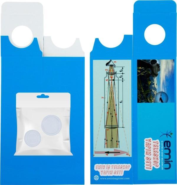 Emay Center Teleskop Yapım Seti İş Eğitimi Deney Set - Image 1