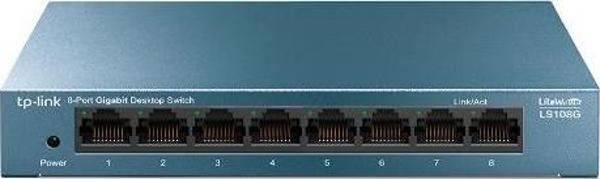 Tp-Link LS108G 8 Port 10-100-1000 Mbps Switch Metal Kasa - Image 1