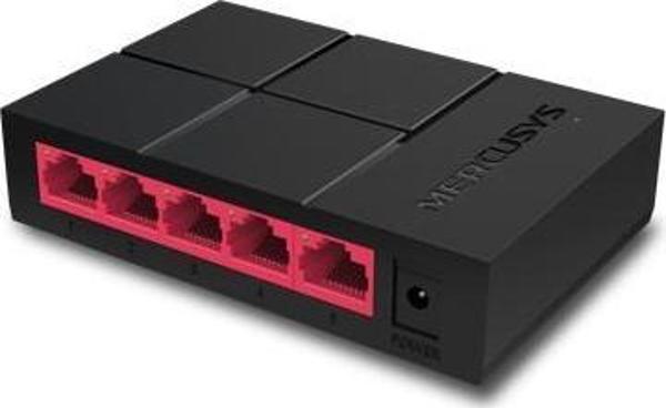 Tp-Link Mercusys MS105G 5 Port 10-100-1000 Mbps Switch Plastik Kasa - Image 1