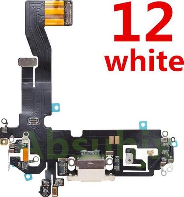 Tkgz İphone 12 FULL Şarj Soketi (BEYAZ) - Image 1