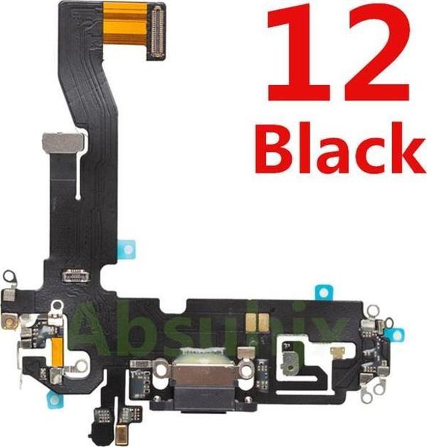 Tkgz İphone 12 FULL Şarj Soketi (SİYAH) - Image 1