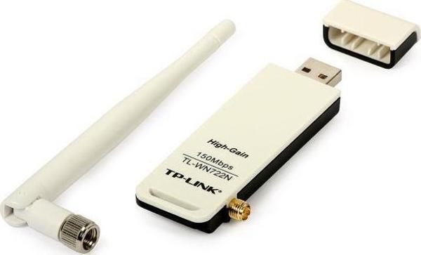 Tp-Link TL-WN722N 150 Mbps Antenli Kablosuz USB Adaptör - Image 1