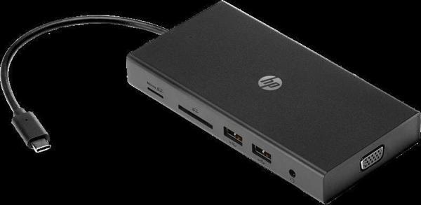 HP 1C1Y5AA USB-C 2Usb-Sd-Micro Sd-Vga Type-C Grişli Hup - Image 1