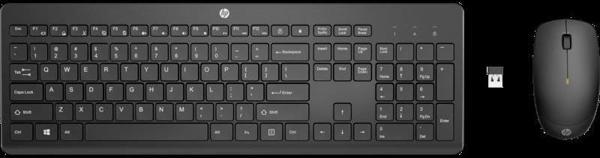 HP 235 1Y4D0AA Siyah Kablosuz Klavye Mouse Seti 2,4 GHz 1600 DPI (Pil Süresi 16 ay) - Image 1