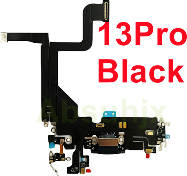 Tkgz İphone 13 PRO FULL Şarj Soketi (SİYAH) - Image 1