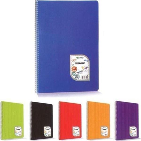 Çınar Dizayn 40 Yaprak Sp Pp A4 Kareli Defter - Image 1