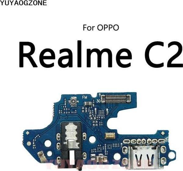 Tkgz OPPO REALME C2 Şarj Soketi Kulaklık Soketi orj - Image 1