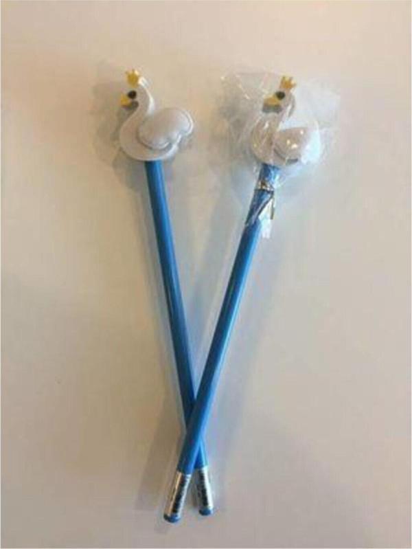 Dolpin 3d Silgi Başlıklı Kurşun Kalem Ördek Şeklinde - 1 Adet - Image 1