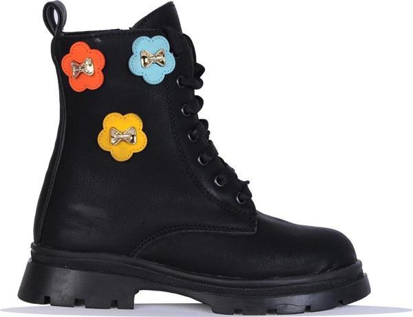 Skuaıter 740 Enisa Siyah Cilt Kız Çocuk Bot - Image 1