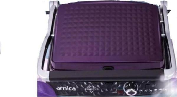 Arnica Diamond Granit Izgaralı Tost Makinesi  mor - Image 1