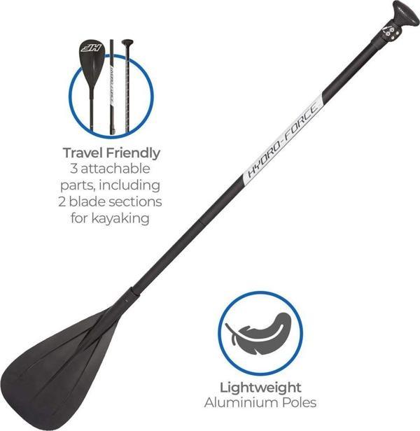 faial Paddle Board Bestway Siyah Tekli Kürek Kano Küreği 310X86X15Cm - Image 1