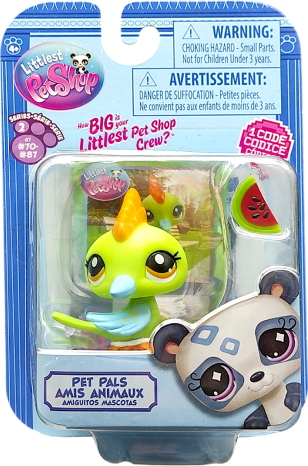 Hasbro Littlest Pet Shop Tekli Figür 00522 G7#75 KARPUZ KUŞ - Image 1