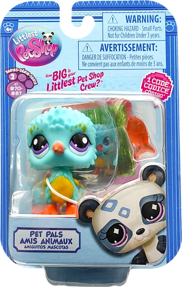 Hasbro Littlest Pet Shop Tekli Figür 00522 G7#82 BALIK MAVİ KUŞ - Image 1