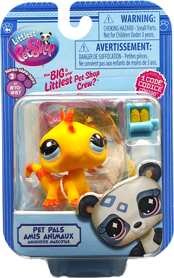Hasbro Littlest Pet Shop Tekli Figür 00522 G7#83 SARI IGUANA - Image 1