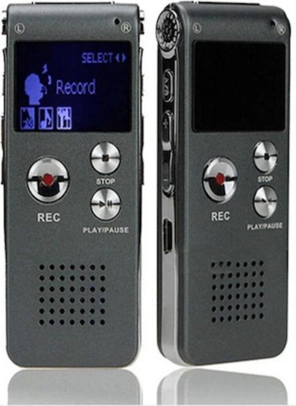 Kingboss Hs-27 Profesyonel Dijital Voice Recorder Ses Kayıt Cihazı 8 Gb Hafıza Mp3 Çalar - Image 1